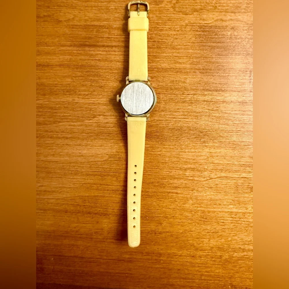 Vintage 1980's Holly Hobbie Watch with Creamy Yellow Strap